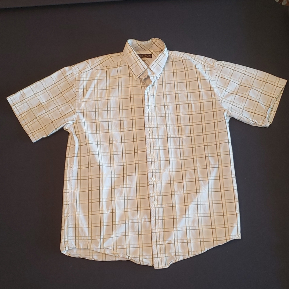 Stetson short sleeve shirt, large